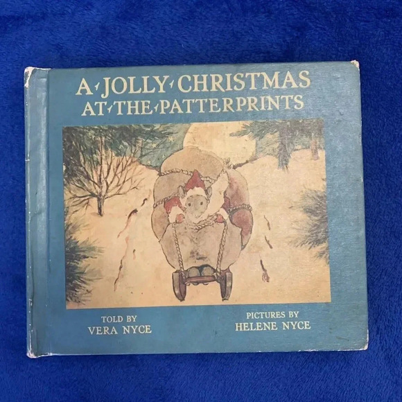 A Jolly Christmas at the Patterprints by VERA NYCE, 1971 First Edition Fair Cond - Picture 1 of 12